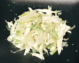 茹で鶏と浅漬けザーサイ、ねぎの和え物　作り方7写真