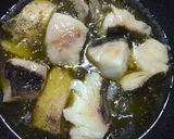 たらと海老のオリーブオイル揚げ作り方6写真