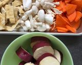 豚肉・薄揚げと野菜の粕汁●作り方1写真