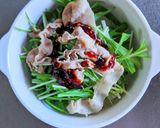 豚しゃぶと水菜のジャン和え作り方5写真