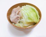 キャベツ大量消費!鶏ももとキャベツスープ作り方3写真