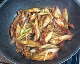 長ネギと豚バラ肉のピリ辛味噌炒め作り方6写真