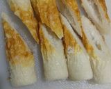 紅生姜と青さを衣に混ぜた竹輪の天ぷら作り方1写真