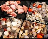 我が家の筑前煮 *☻*作り方1写真