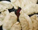 レトルト●オリーブオイルで焼き餃子&タレ作り方1写真