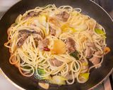 マグロのあらと下仁田ねぎのパスタ作り方9写真