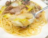マグロのあらと下仁田ねぎのパスタ作り方11写真