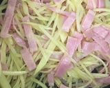 チーズ入り⭐︎ポテトとベーコンのオムレツ作り方4写真