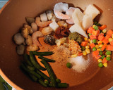 ヨウサマの減塩魚貝のトマト煮込み作り方1写真