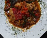 ヨウサマの減塩魚貝のトマト煮込み作り方6写真