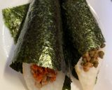 きりたんぽで納豆巻き　作り方6写真