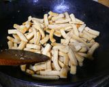 高野豆腐と舞茸のヴィーガンスパゲッティ作り方3写真