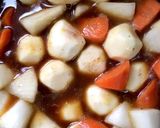 フライパンで●大根・里芋とツナの味噌煮作り方4写真