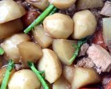 フライパンで●大根・里芋とツナの味噌煮作り方6写真
