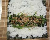 京野菜壬生菜おむすび風のり巻き作り方5写真