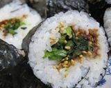 京野菜壬生菜おむすび風のり巻き作り方9写真