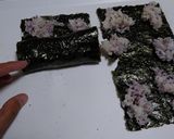 てるてる鬼と青花の簡単かわいい巻きずし作り方9写真