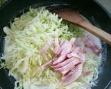 巣籠もりキャベツのグラタン♪作り方2写真
