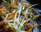 なめ茸を使ったじゃがいもの炒め物♪作り方5写真