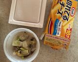 納豆とクリーム白菜のリゾット風作り方1写真