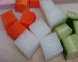 作りおきに★コロコロカラフルピクルス作り方1写真