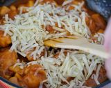 チーズとろーり カレーチーズチキン作り方4写真