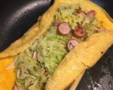 男の３０分料理：お好み焼き風オムレツ作り方7写真