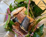 サバ缶と紫玉ねぎの生姜サラダ作り方3写真
