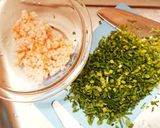簡単酒肴☆なんちゃってエビニラ饅頭作り方1写真