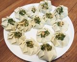 簡単酒肴☆なんちゃってエビニラ饅頭作り方4写真