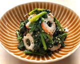 ほうれん草と竹輪の胡麻味噌和え◆副菜作り方3写真