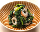 ほうれん草と竹輪の胡麻味噌和え◆副菜作り方3写真