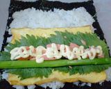 焼き鮭の巻き寿司作り方4写真
