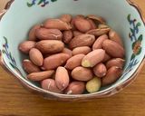 ピーナツチョコ（薄皮付作り方1写真