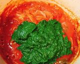 ほうれん草丸ごと！トマトサバカレー♡作り方4写真