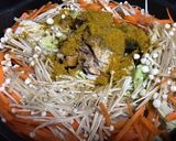 超簡単♡たっぷり白菜とサバ缶カレー素麺作り方4写真