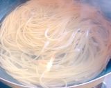 超簡単！ガーリック明太子スパゲティ作り方1写真