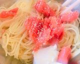 超簡単！ガーリック明太子スパゲティ作り方4写真