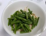 ささみといんげんのごま明太マヨ和え作り方3写真