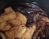めんつゆとゆず茶で♪茄子と油揚げの煮浸し作り方6写真