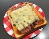 ピリッとあと引くタコチーズトースト作り方5写真