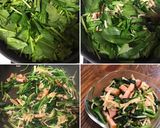 簡単♡ほうれん草ベーコン茸のバタポン炒め作り方3写真