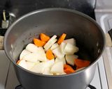 簡単！基本の野菜・具だくさん豚汁レシピ作り方3写真
