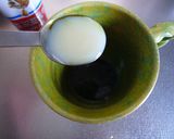 レンジで簡単♬緑茶ふわラテ♡作り方2写真