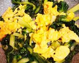 タアツァイと玉子の炒め物作り方5写真