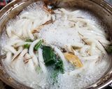 ウラベニホテイシメジなどの煮込みうどん作り方8写真