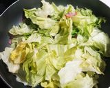 美味！ベーコンとレタスの醤油炒め作り方2写真