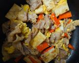 豚肉と豆腐の炒め&卵とじ作り方8写真