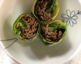 豚肉のピリ辛巻き巻き作り方7写真