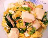 水菜の大量消費に！水菜と卵の中華風炒め作り方12写真